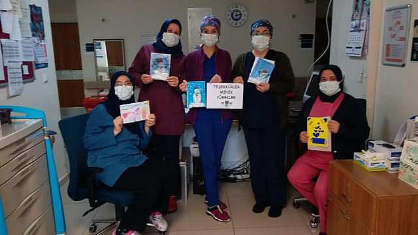 Seydişehir'de; Sağlık Çalışanlarından Öğrencilere teşekkür