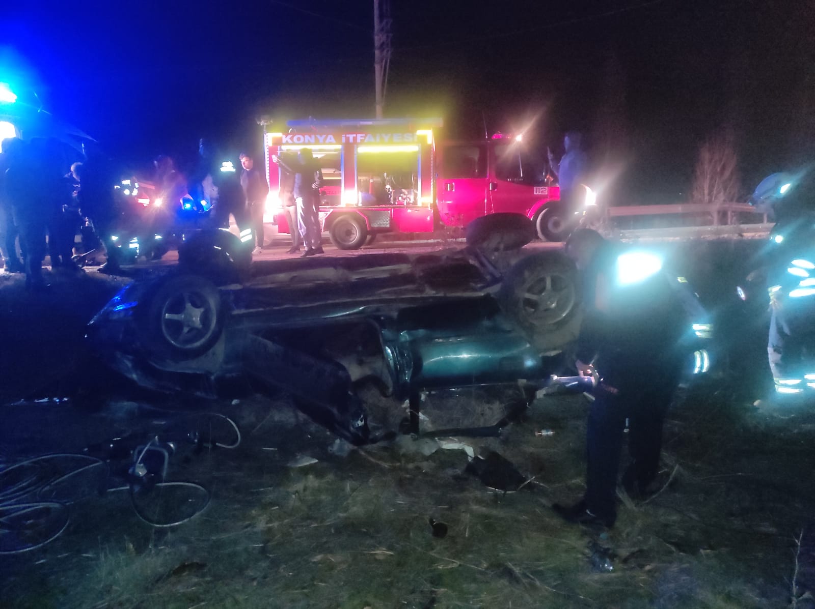 Seydişehir'de Trafik Kazası 1 Ağır 2 yaralı