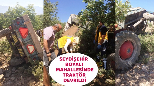 Seydişehir de Trafik kazası 1 Ölü 1 yaralı