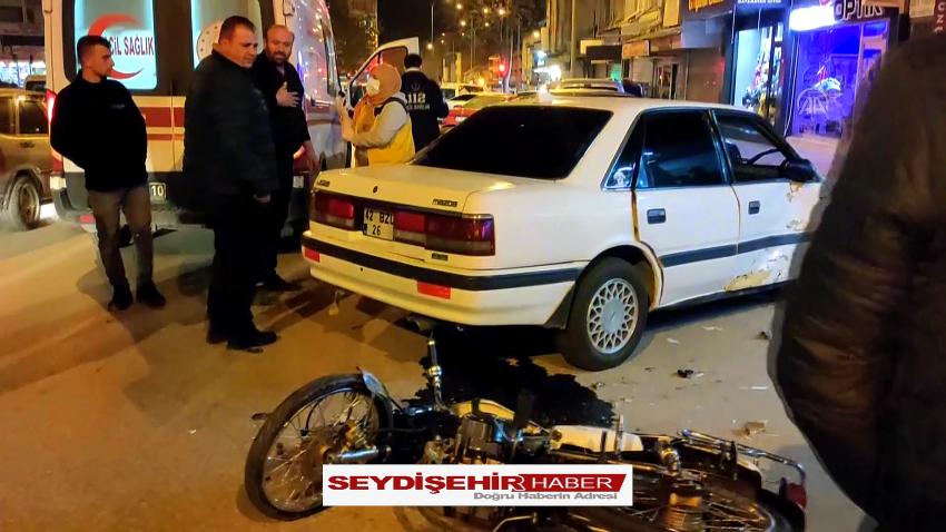 Seydişehir'de  Trafik  Kazası  1 yaralı