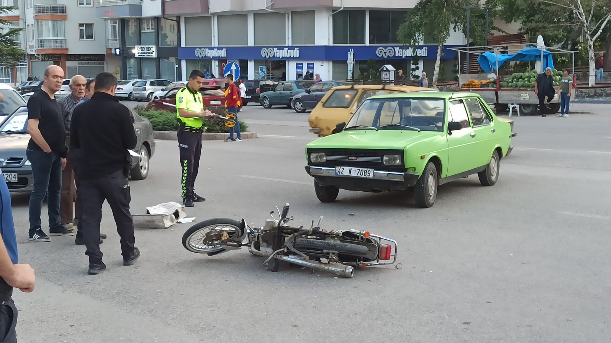 Seydişehir de Trafik Kazası 1 yaralı