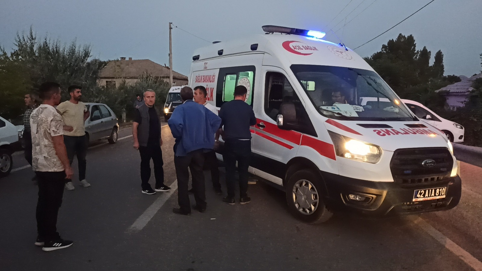 Seydişehir’ de trafik kazası 2 ağır yaralı