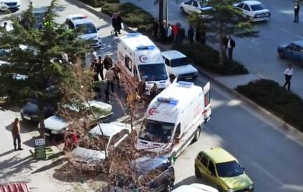 Seydişehir de trafik kazası: 2 yaralı