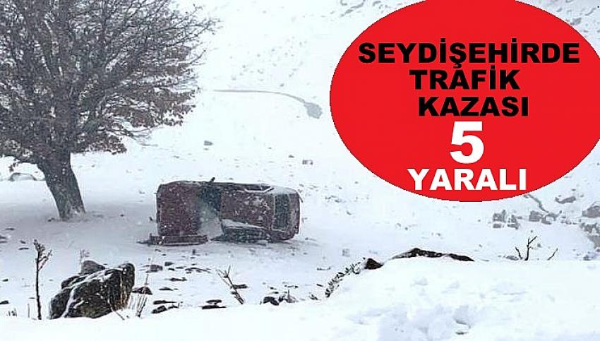 Seydişehir'de Trafik   kazası 5  yaralı 