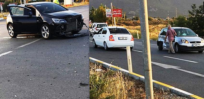 Seydişehir'de  Trafik Kazası ucuz  atlatıldı.
