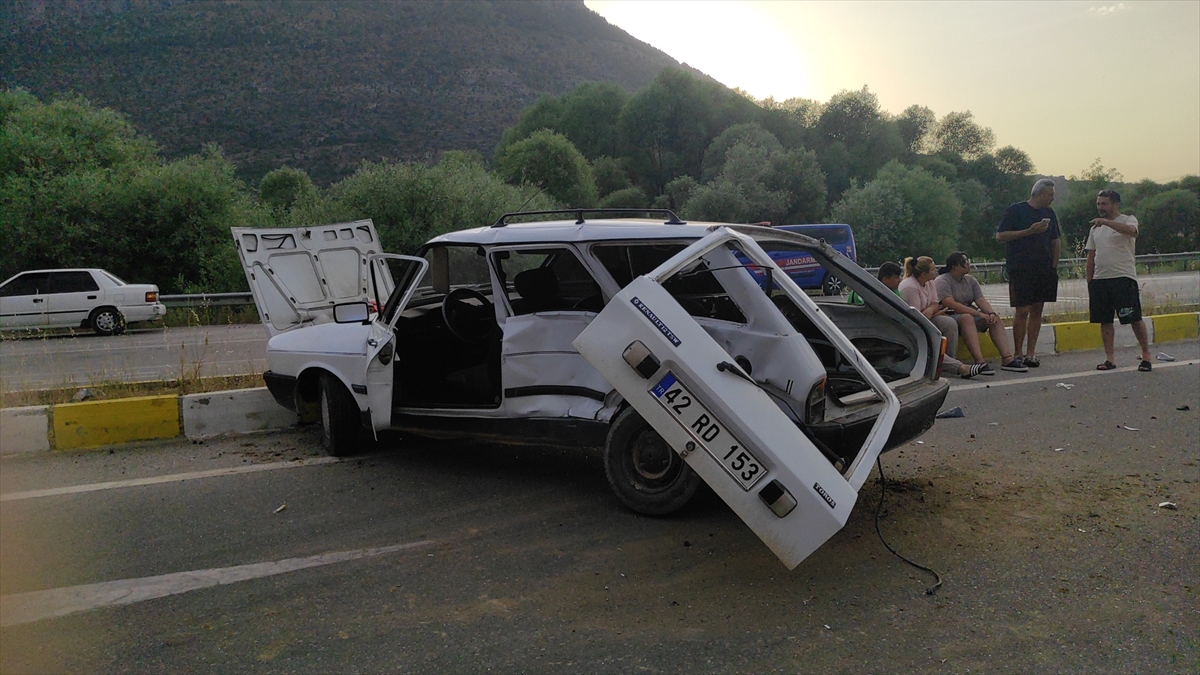 Seydişehir'de trafik kazasında 1 kişi yaralandı