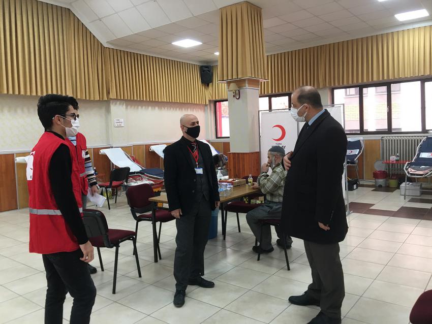 Seydişehir'de Türk Kızılay'ına kan bağışı