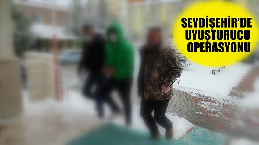 Seydişehir'de uyuşturucu operasyonu