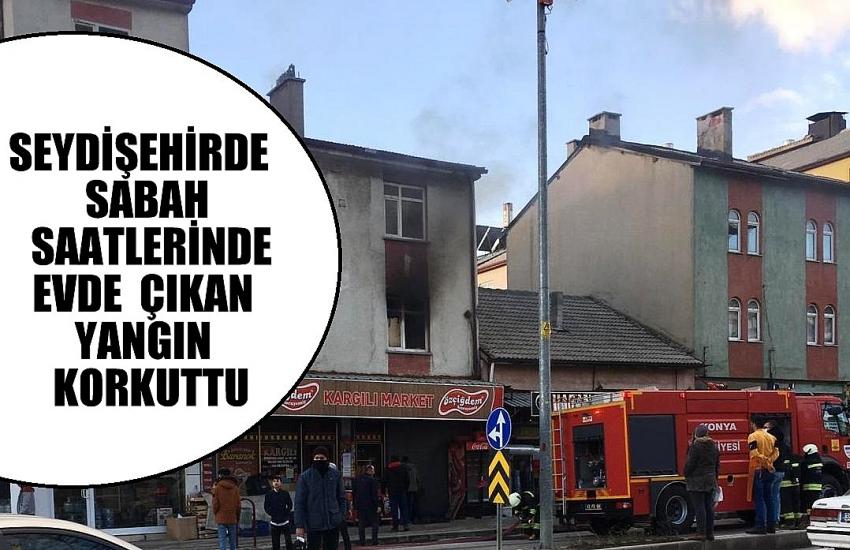 Seydişehir’ de yangın korkuttu