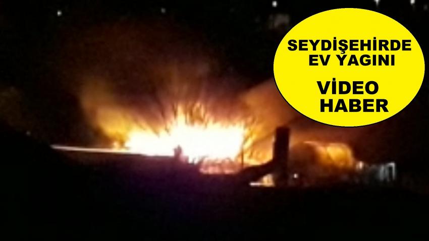 Seydişehir'de yangın paniği
