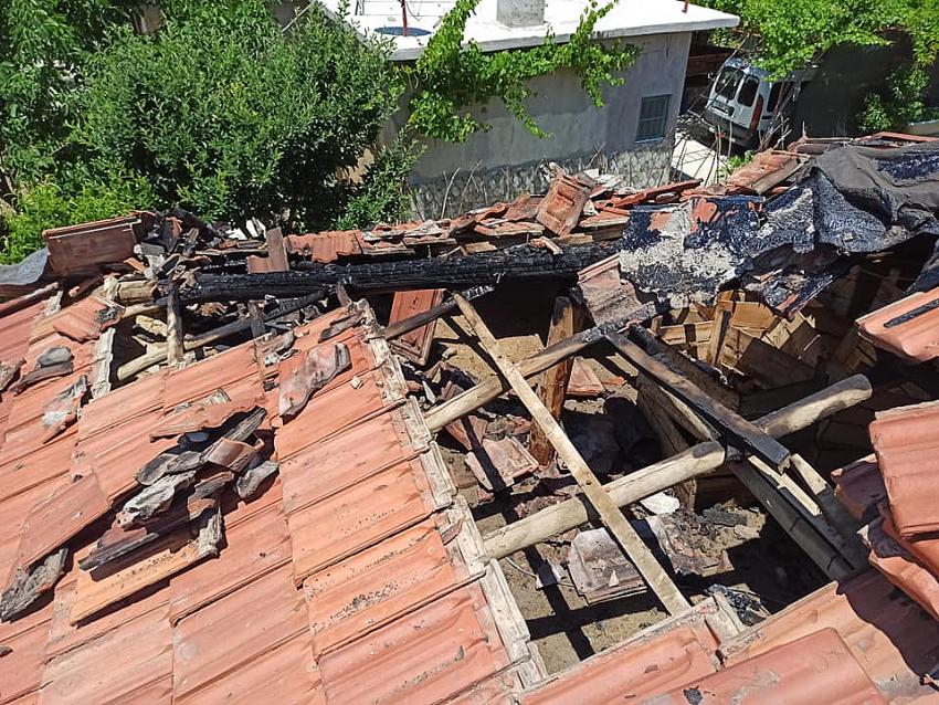 Seydişehir'deki Yangında Komşuların Dikkati olası faciayı önledi