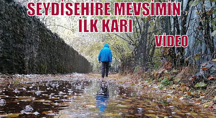 Seydişehir'e Mevsimin İlk Karı  Fotohaber