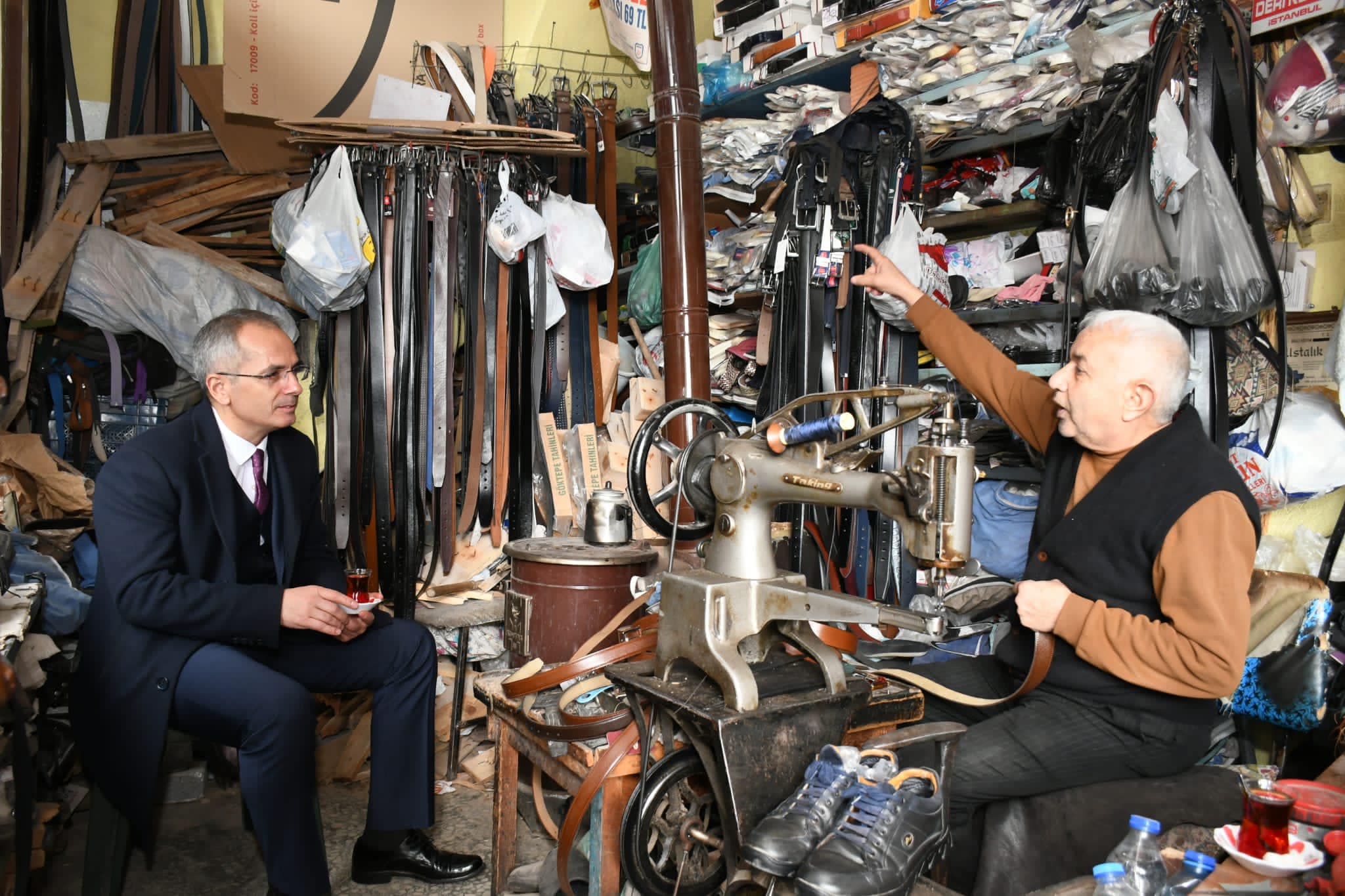 Seydişehir Kaymakamı Pişkin'den  esnaf ziyareti