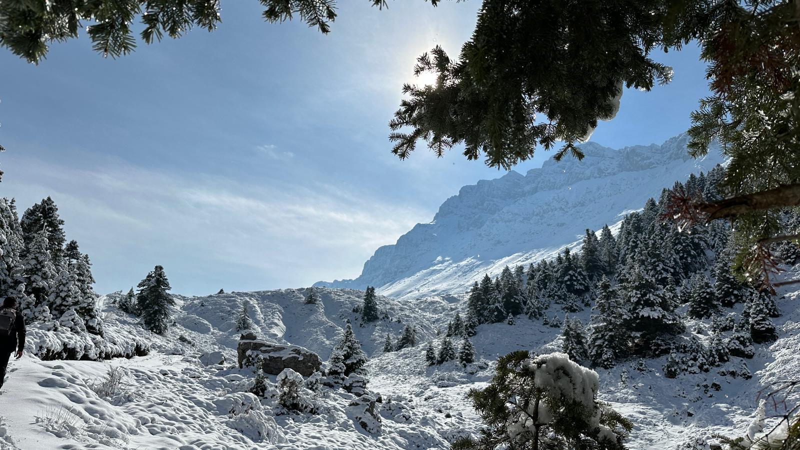 Seydişehir Küpe Dağında kış 2023 FOTOHABER