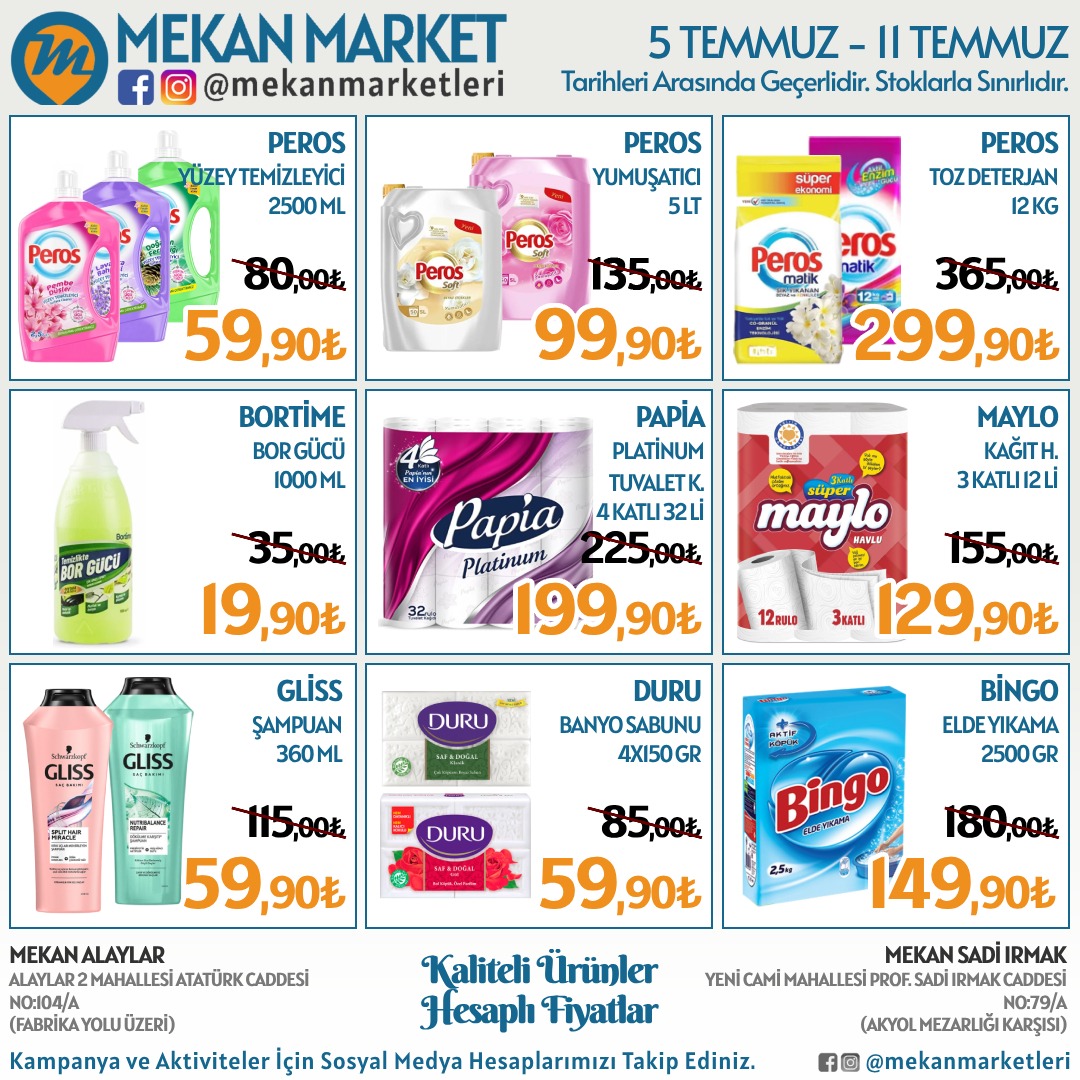 SEYDİŞEHİR MEKAN MARKETLERİNDE GÖRÜLMEMİŞ İNDİRİMLER R