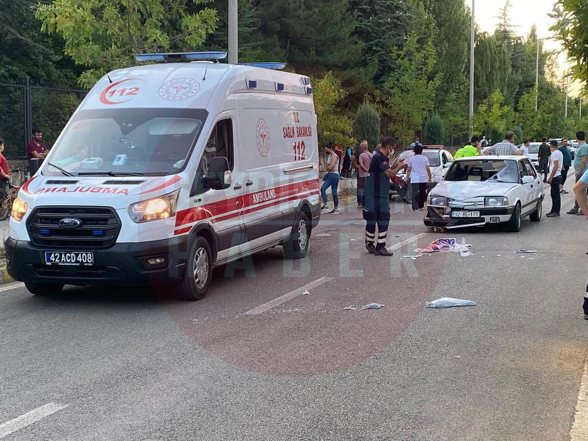  Seydişehir' Merkezde  feci Trafik kazası : 1 ölü