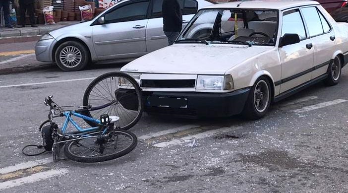 Seydişehir Merkezde Trafik Kazası 2 yaralı