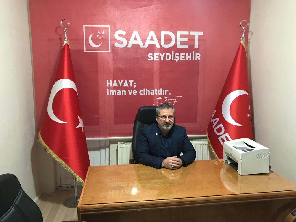 Seydişehir Saadet Partisi  İlçe Başkanlığından Ramazan mesajı