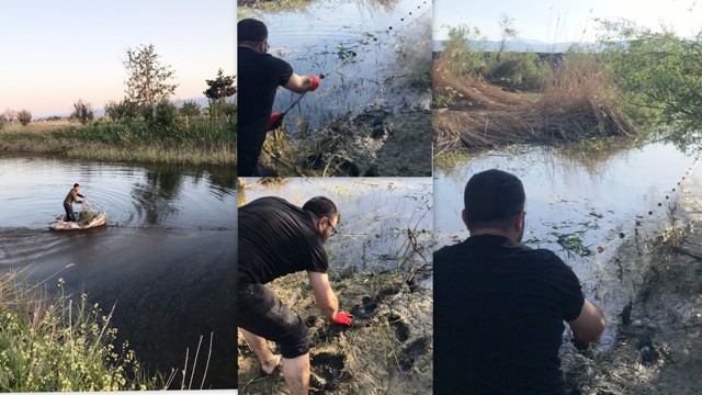 Seydişehir  suğla gölüne  kaçakçılıkla mücadele  sürüyor