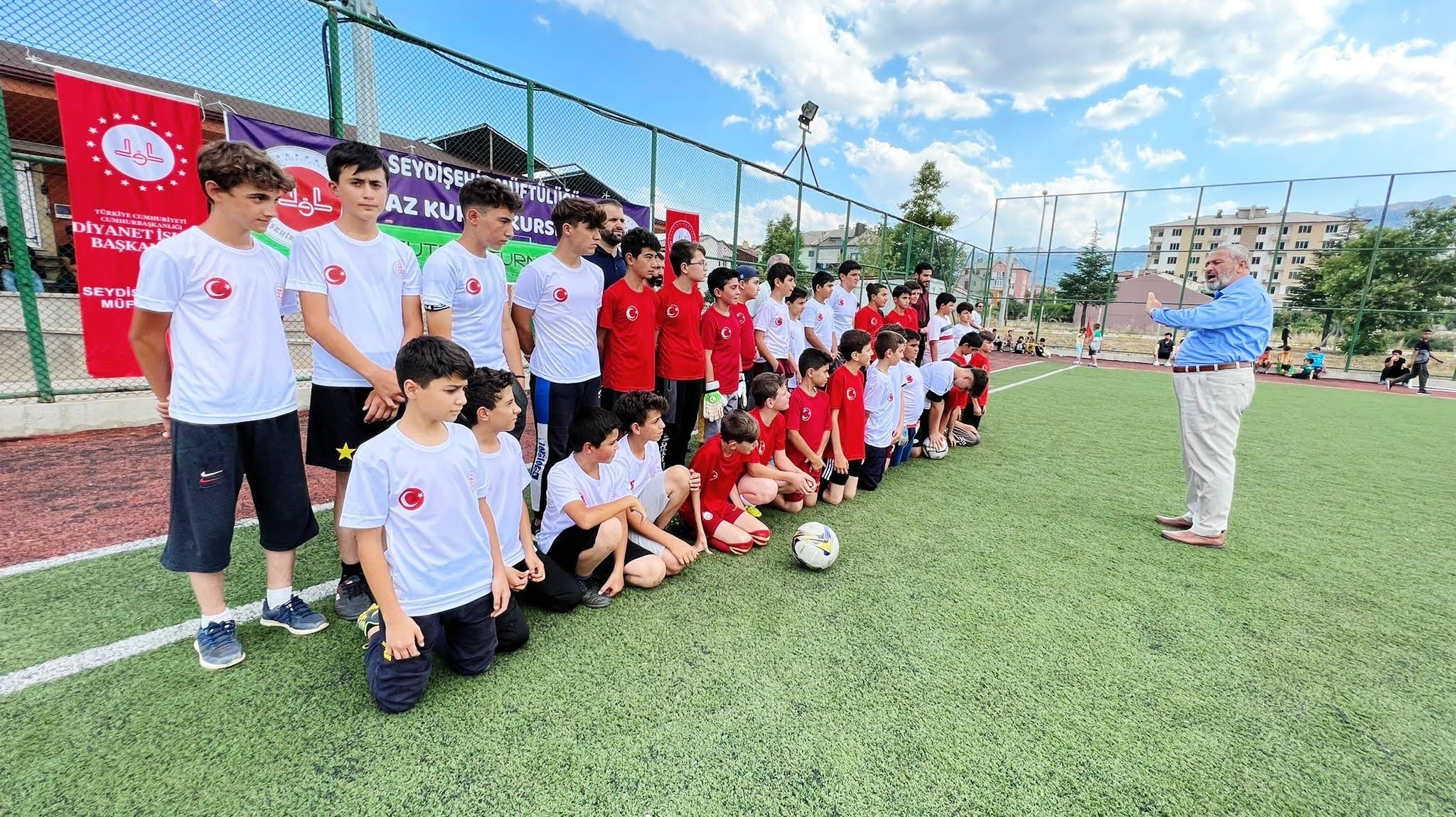Seydişehir  Yaz Kur’an Kursu öğrencilerine futbol turnuvası