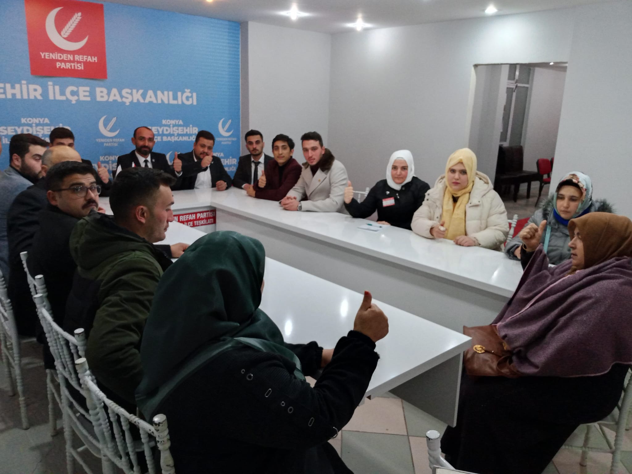 SEYDİŞEHİR YENİDEN REFAH PARTİSİ İLÇE TEŞKİLATI ÇALIŞMALARIN DEVM EDİYOR.