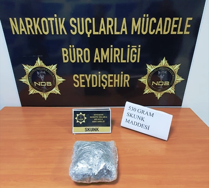 Seydişehirde uyuşturucu operasyonunda bir kişi tutuklandı