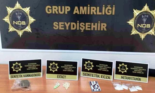 Seydişehirdeki uyuşturucu operasyonunda bir kişi gözaltına alındı