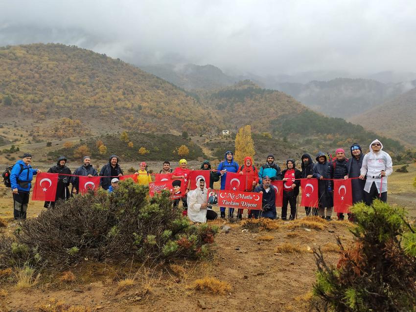 Seydişehirli Dağcılardan Cumhuriyet Tırmanışı