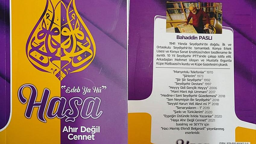 Seydişehirli Şair Bahaddin Paslı 15’.ci kitabı yayınlandı.