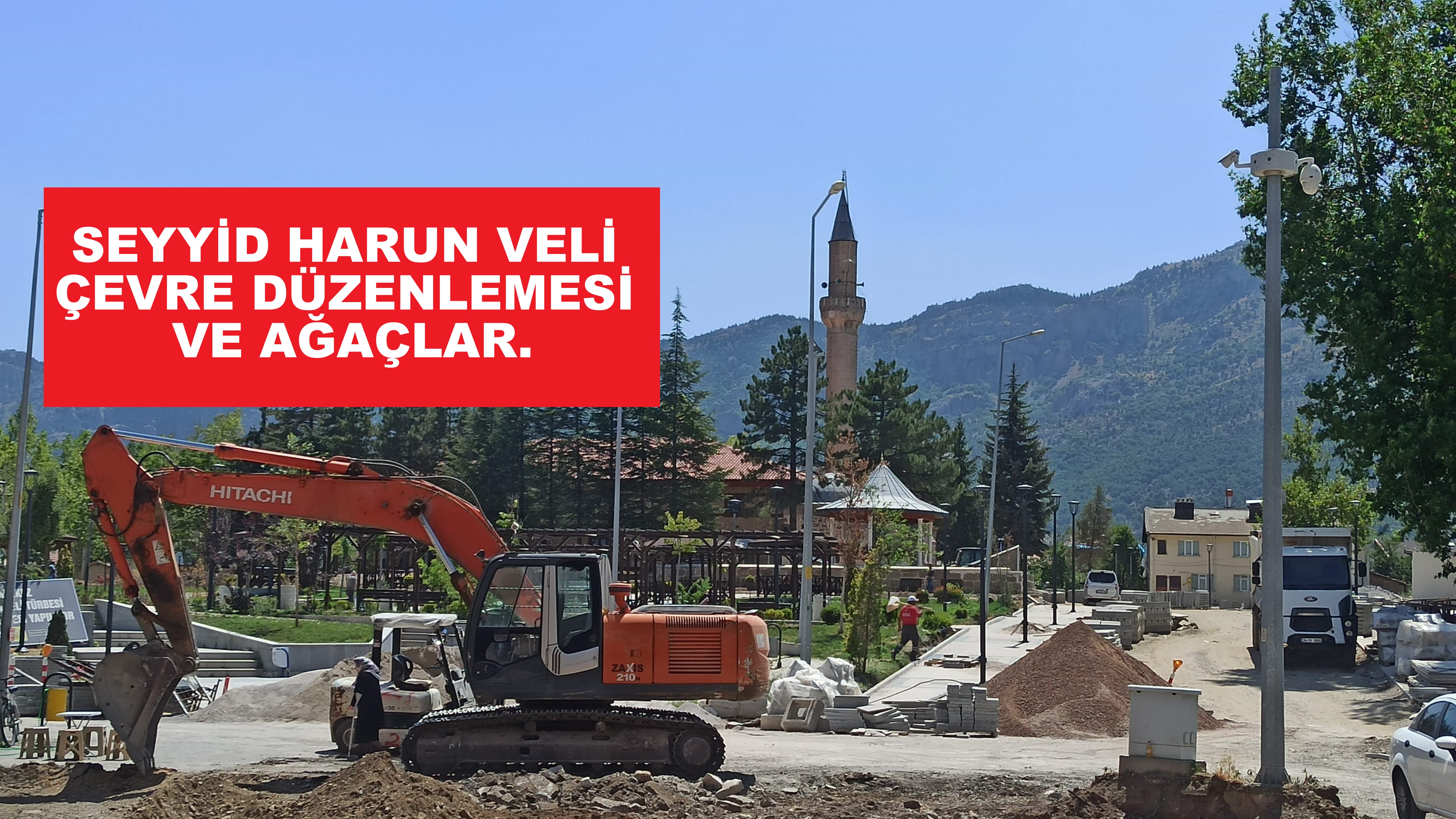 Seyyid Harun Veli Çevre Düzenlemesi ve ağaçlar.