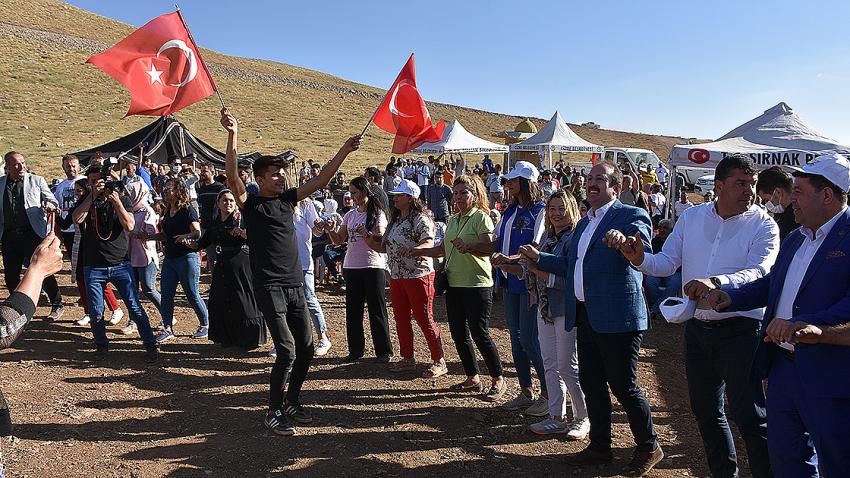Şırnaklılar terörden temizlenen Cudi Dağı'nın Sefine bölgesinde 40 yıl sonra festival heyecanı yaşadı