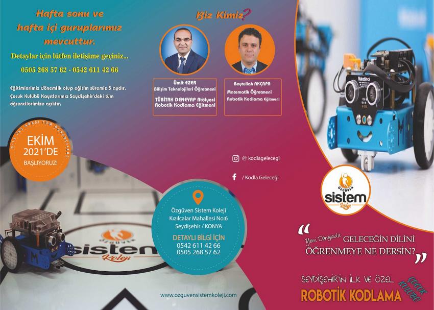 Sistem Koleji Robotik Kodlama Kulübünün Cumhuriyet Bayramı kutlama videosu