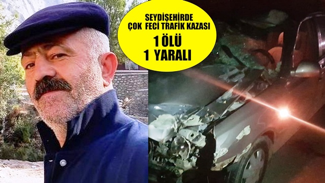 Son dakika Seydişehir Antalya   yolunda  çok feci kaza 1 ölü