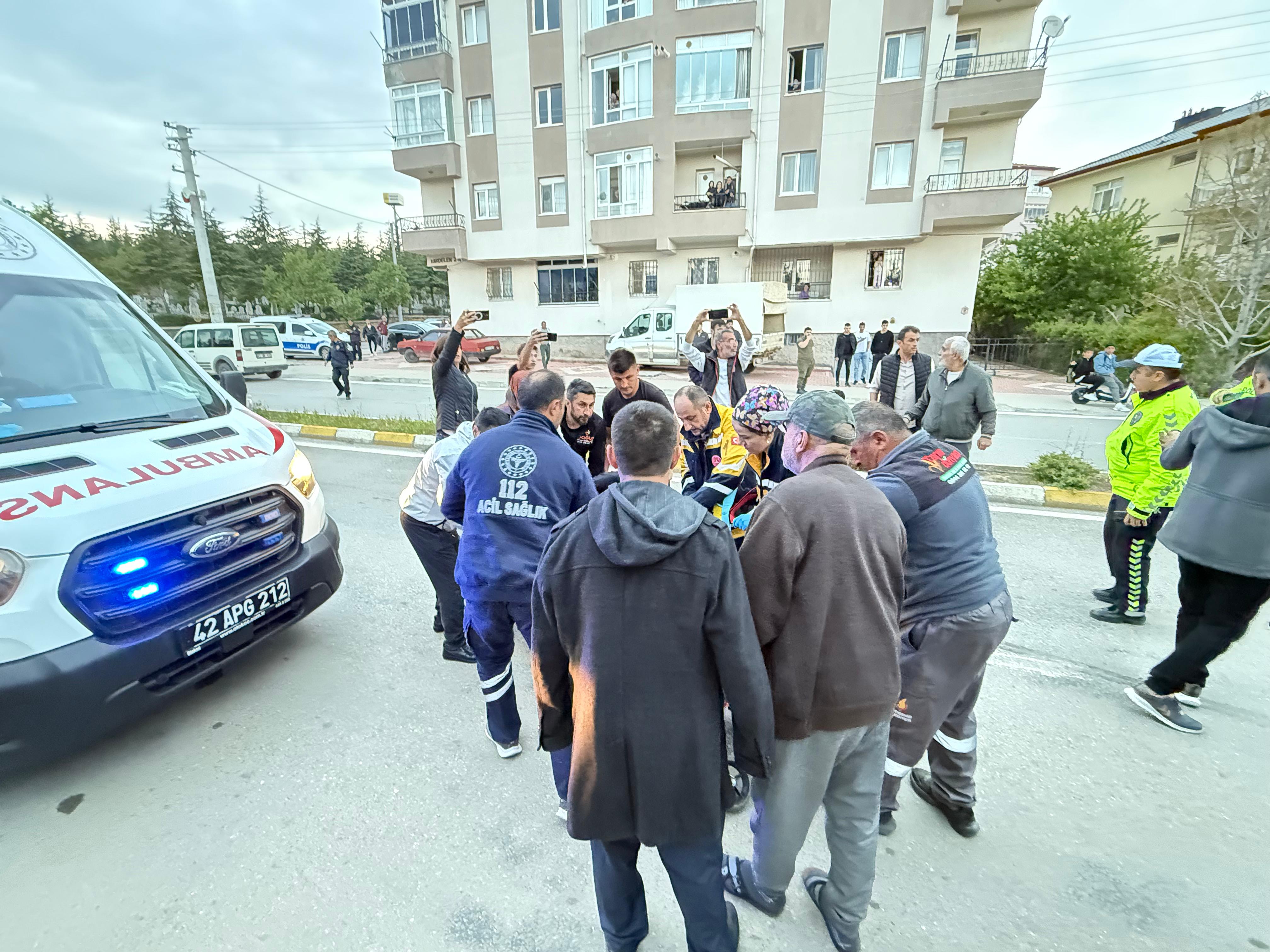 Son Dakika ;Seydişehir'de Trafik Kazası: 1 Çocuk 3 kişi  Yaralandı