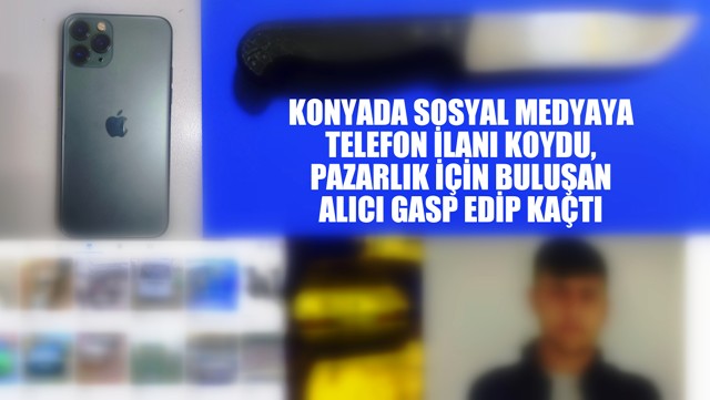 SOSYAL MEDYAYA TELEFON İLANI KOYDU, PAZARLIK İÇİN BULUŞAN ALICI GASP EDİP KAÇTI