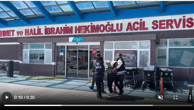 Konya'da oyuncak tabancayla taksiciyi gasbetmeye çalışan şüpheli tutuklandı