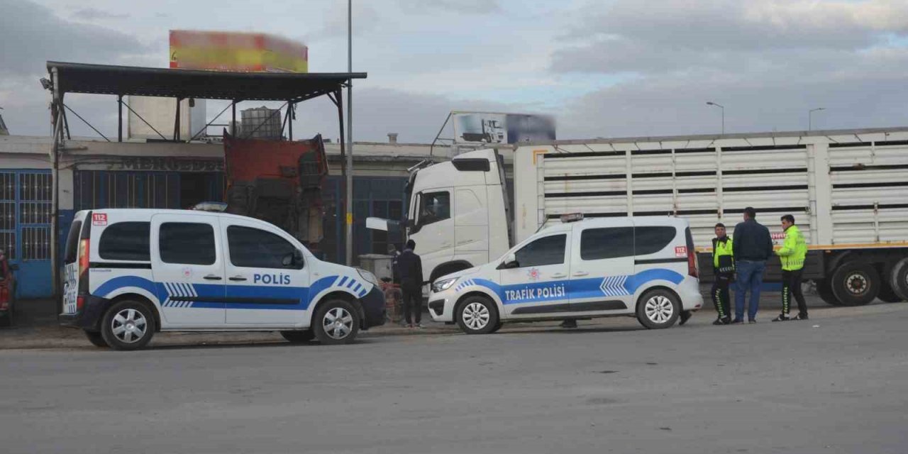 Tamir ettiği tırın altında kalan Mehmet Ali Samur kurtarılamadı