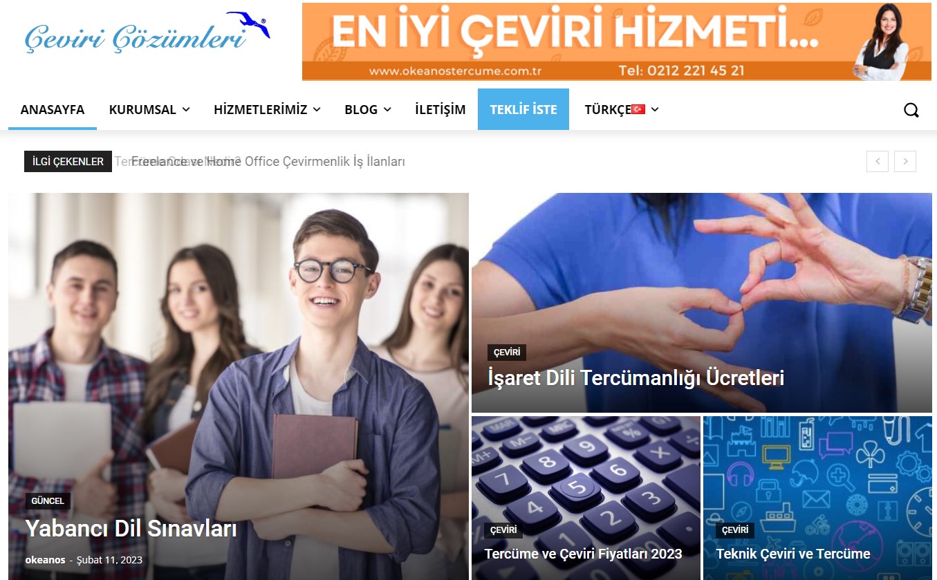Tercüme Bürosu ve Çeviri Bürosu – Çeviri Çözümleri