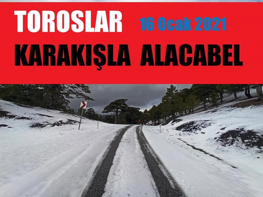 Toroslar ’da  yaylalar  kar ile   buluştu video haber