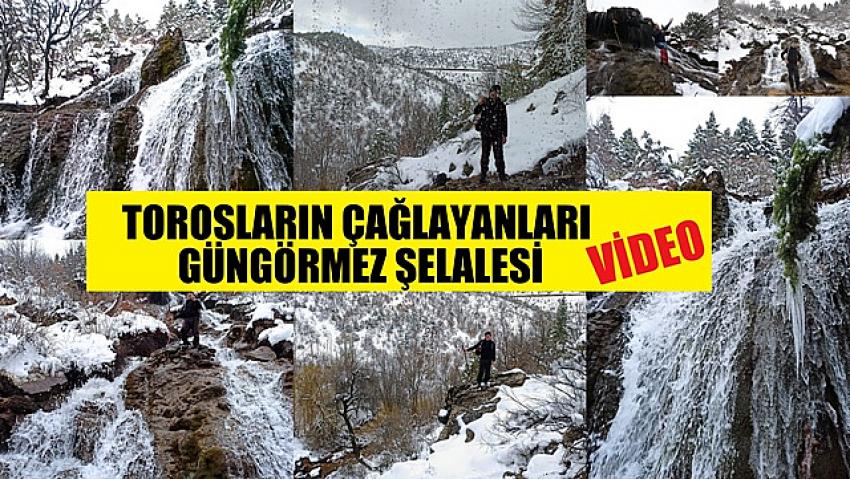 Torosların çağlayanları Güngörmez Şelalesi VİDEOHABER