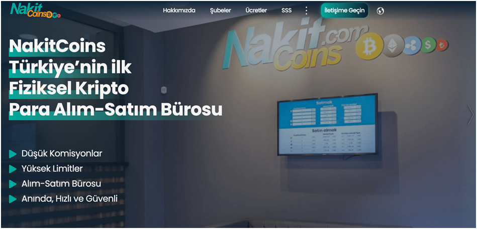 Türkiye’de kripto para satışı yapmanın en iyi yolu: NakitCoins