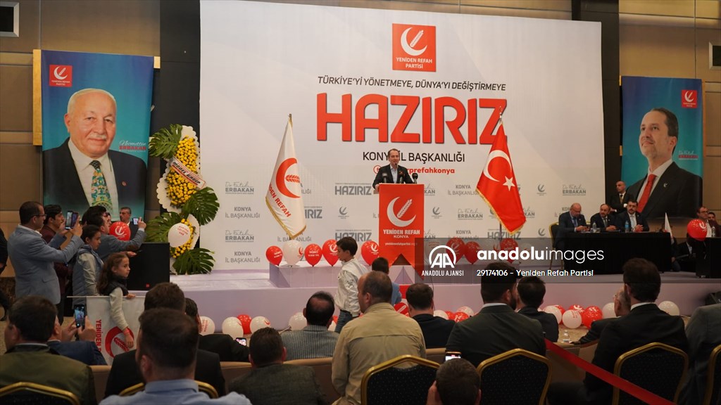 Yeniden Refah Partisi Genel Başkanı Fatih Erbakan Konya'da konuştu