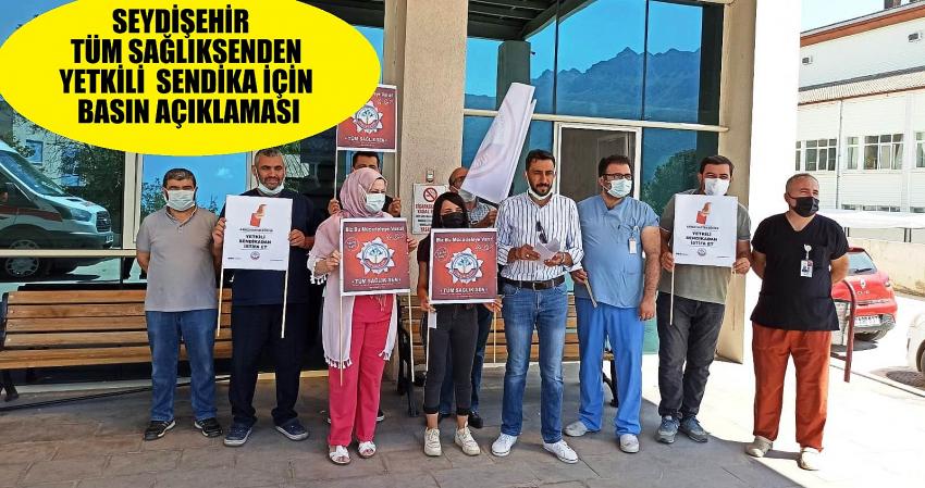 YETKİLİ SENDİKAYA TÜM SAĞLIKSEN TEPKİ AÇIKLAMASI   VİDEOHABER