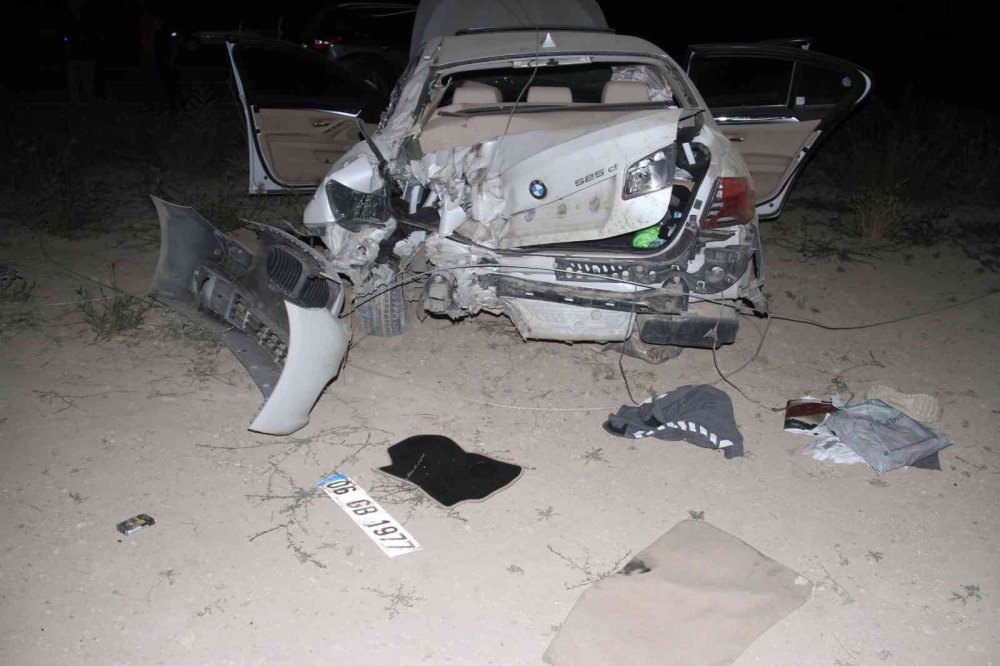 Yola fırlayan köpeğe çarpmamak için direğe çarpıp takla attı