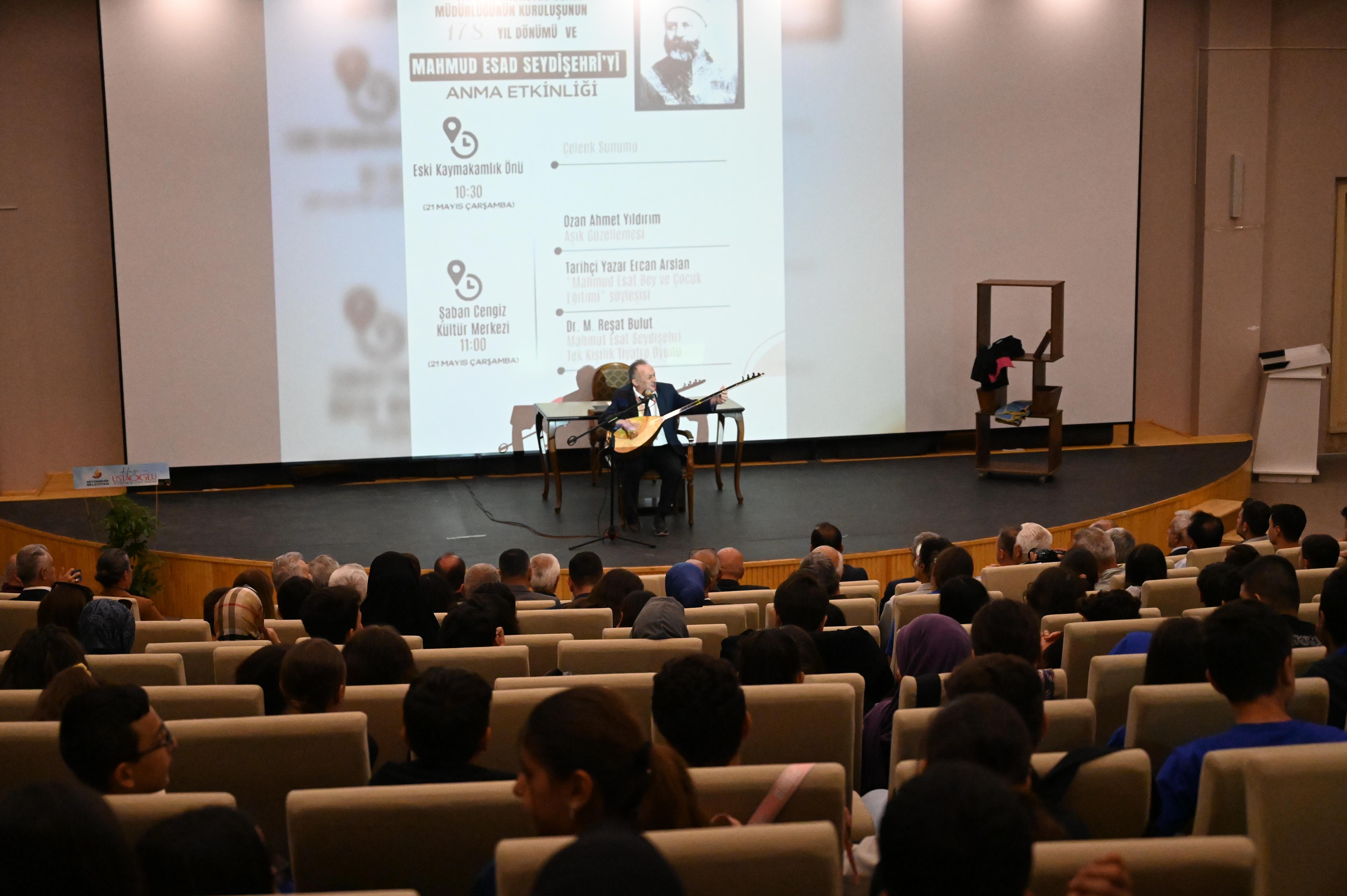 MAHMUT ESAT EFENDİ, VEFATININ 108. YILINDA SEYDİŞEHİR'DE ANILDI - Görsel 5