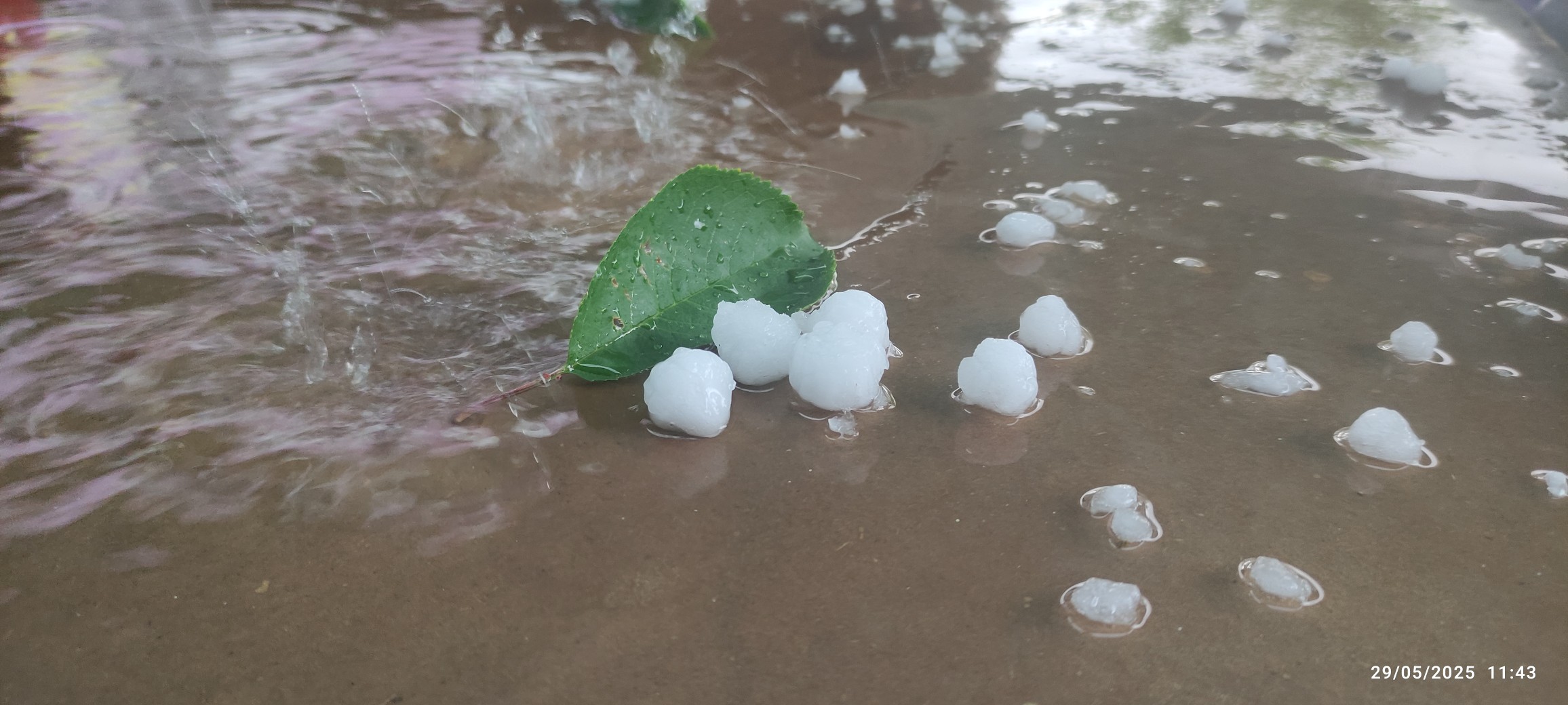 Konya'nın Ahırlı İlçesine Fındık Büyüklüğünde Dolu Yağdı! - Görsel 1