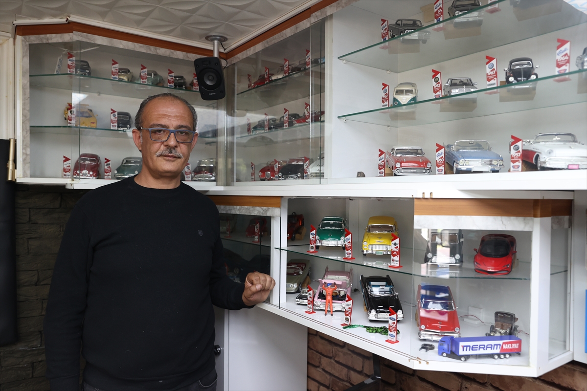 Seydişehir'de koleksiyoner 25 yılda topladığı 259 model otomobili özenle saklıyor - Görsel 4
