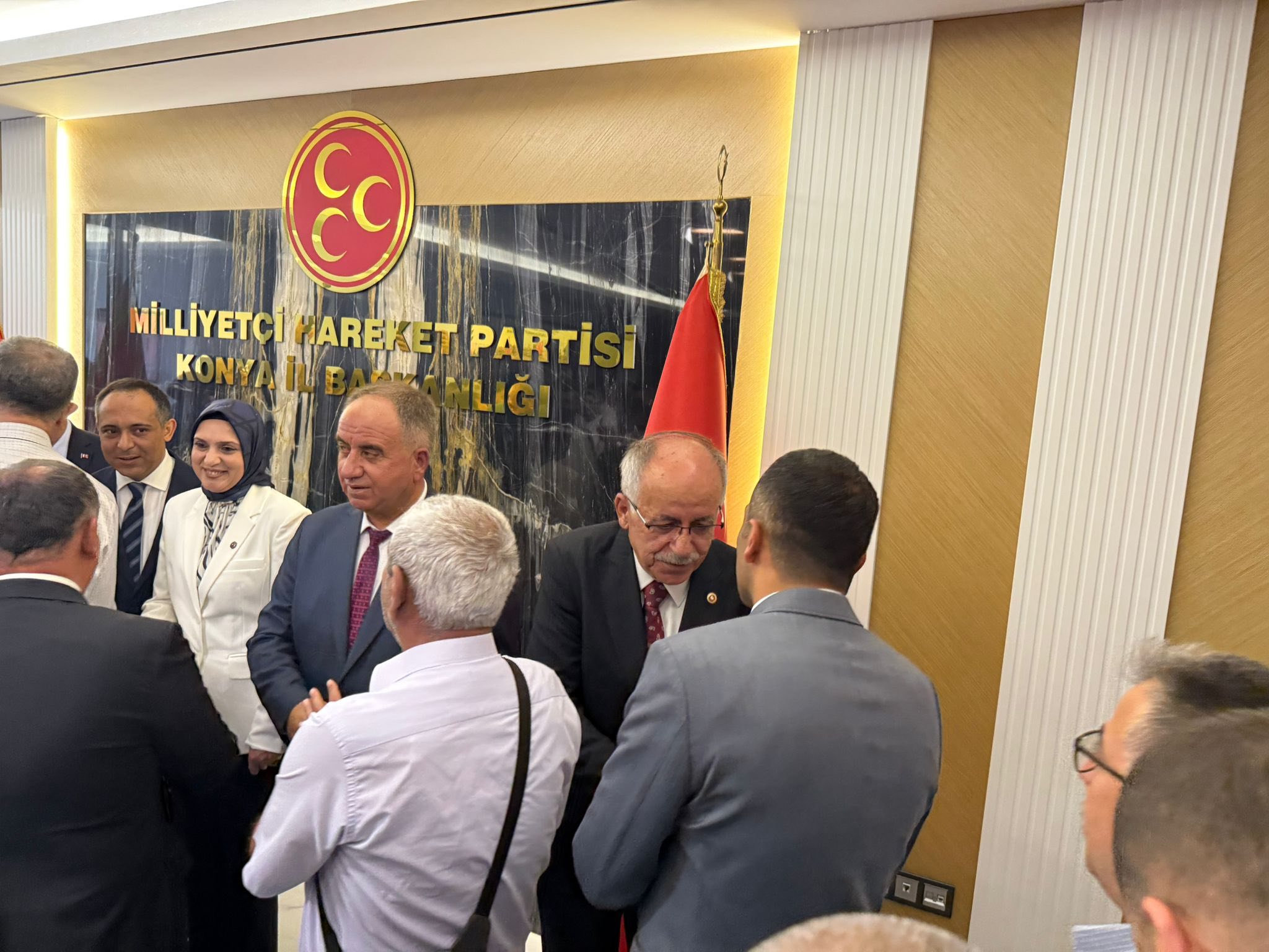 MHP Seydişehir İlçe Başkalığı  Konya İl başkanlığının  Bayramlaşmasına katıldı - Görsel 1