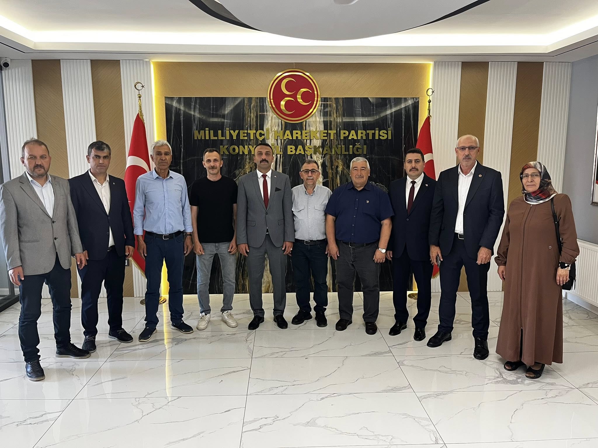 MHP Seydişehir İlçe Başkalığı  Konya İl başkanlığının  Bayramlaşmasına katıldı - Görsel 2