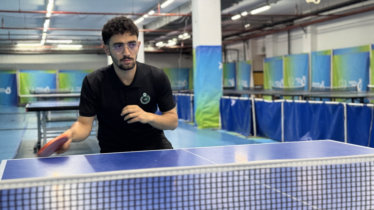 KONYA - İşitme engelli sporcu trafik kazasında kaybettiği babasının hayali için olimpiyatlara hazırlanıyor - Görsel 3